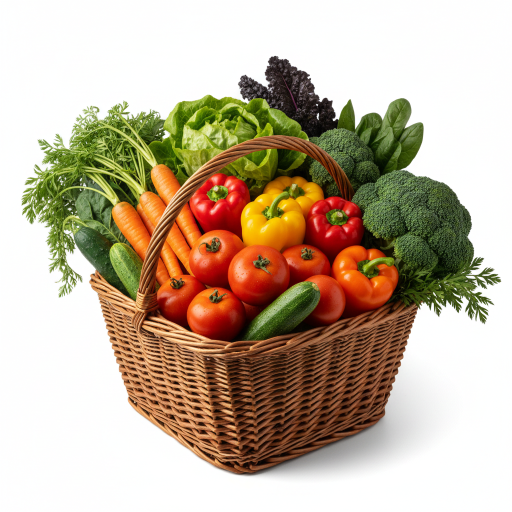 Cesta de Verduras y Hortalizas